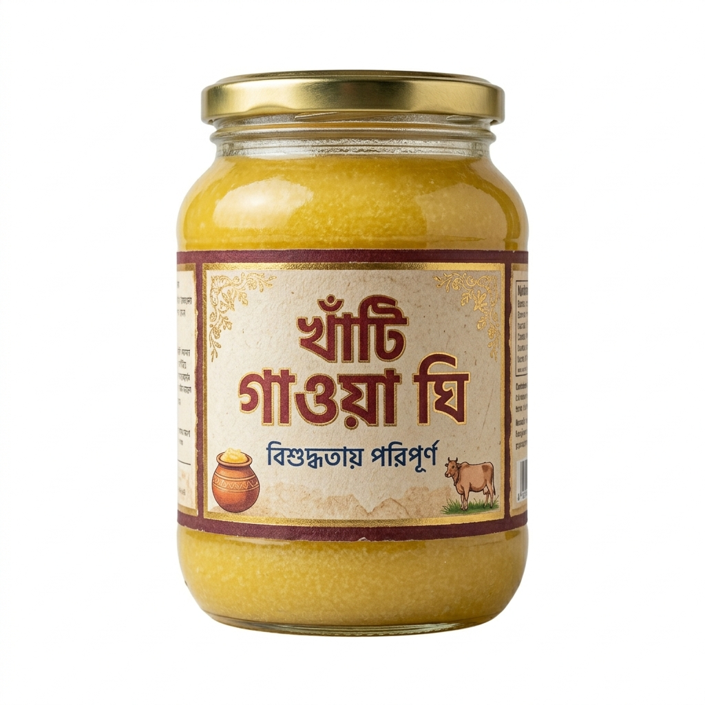 খাঁটি গাওয়া ঘি- ১ কেজি