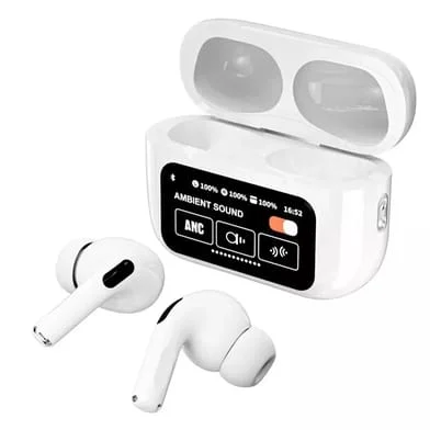 A9 pro Airpods with ANC and ENC (White)