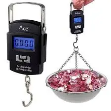 Digital Hand Weight Machine-পোর্টেবল ইলেকট্রনিক ওজন মাপার মেশিন (৫০ কেজি পর্যন্ত)